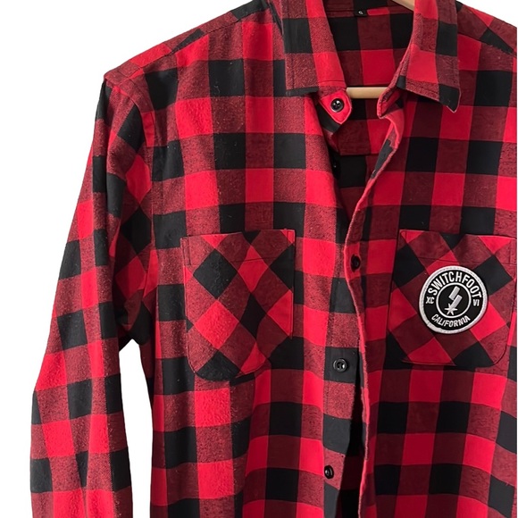 Switchfoot merch plaid shirt - Picture 3 of 5